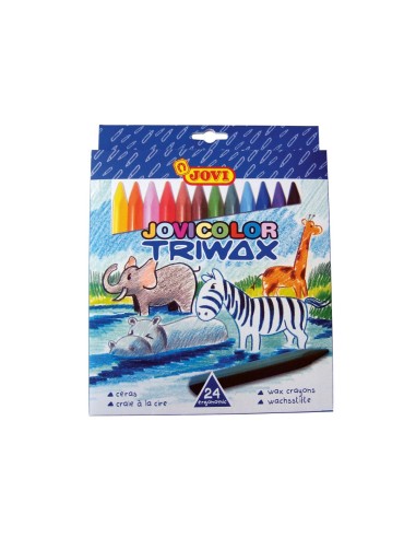 LAPICES CERA JOVICOLOR TRIWAX 24 COL.