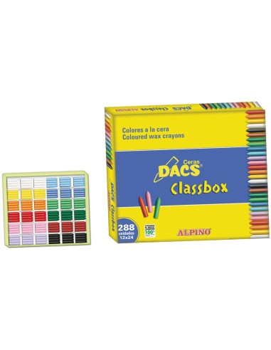 LAPICES CERA DACS CLASSBOX CAJA 288 UNIDADES 12 COL.ES SURTIDOS