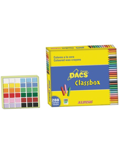 LAPICES CERA DACS CLASSBOX CAJA 288 UNIDADES 12 COL.ES SURTIDOS