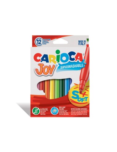ROTULADOR CARIOCA JOY CAJA 12 COL.