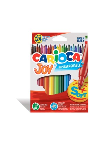 ROTULADOR CARIOCA JOY CAJA 24 COL.