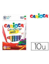 ROTULADOR CARIOCA CAMBIA TINTA MAGICA CAJA 10 UD.SURT.