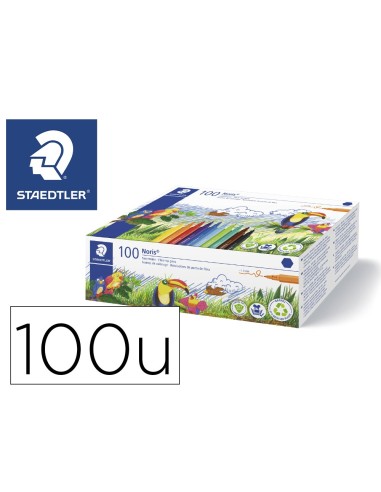 ROTULADOR STAEDTLER NORIS 326 SCHOOL PK.DE 100 UD.SURT.10 X COLOR