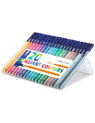 ROTULADOR STAEDTLER TRIPLUS ESTUCHE 20 COL.