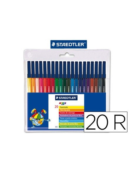 ROTULADOR STAEDTLER NORIS CLUBESTUCHE 20 COL.