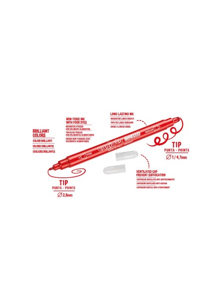 ROTULADOR CARIOCA BIRELO BIPUNTA CAJA 24 COL.