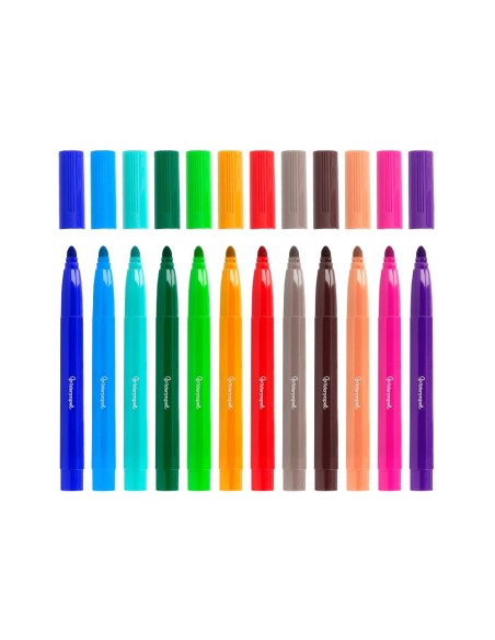 ROTULADOR JUMBO BOLSA 12 COL.