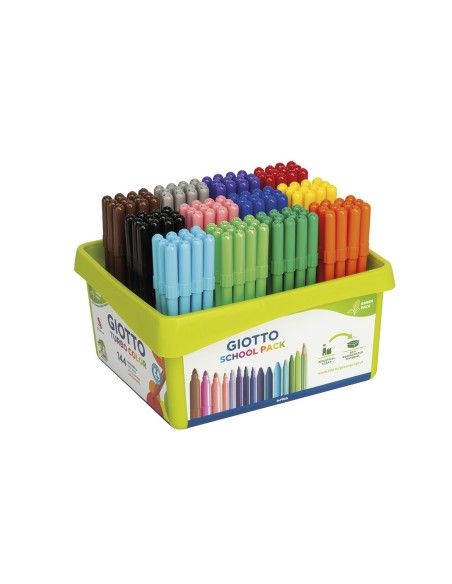 ROTULADOR GIOTTO TURBO SCHOOL PACK 144 UDS.12 COLORES X 12 UDS.523800