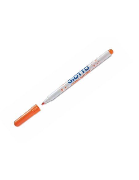 ROTULADOR GIOTTO TURBO GLITTER PURPURINA CAJA DE 8 UNIDADES