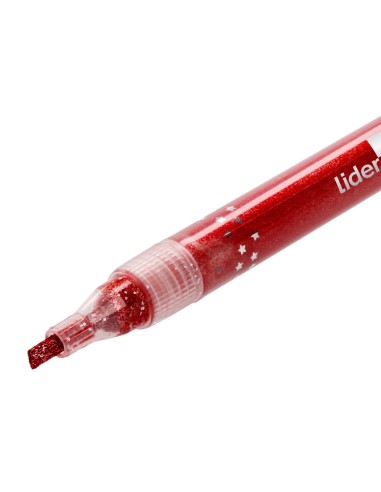 ROTULADOR  EFECTO PURPURINA METALIZADA REVERSIBLE SURT.CAJA 6 UD.