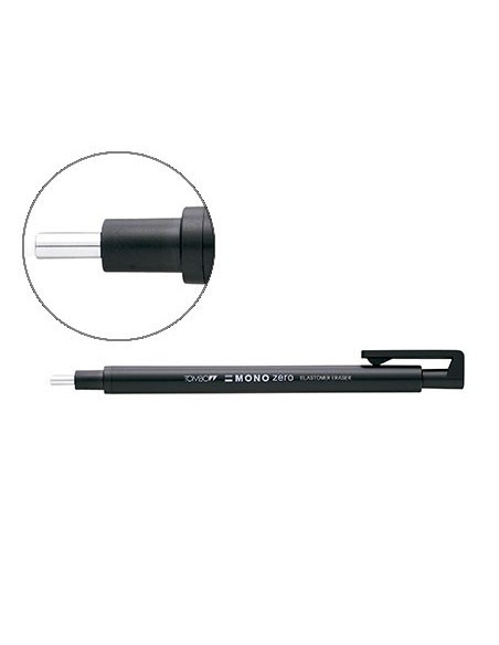 PORTAGOMAS TOMBOW CLIP PUNTA GOMA NEGRA REDONDA 2,3 MM DIAMETRO NG