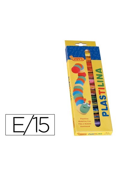 PLASTILINA JOVI ESTUCHE 15 BARRAS