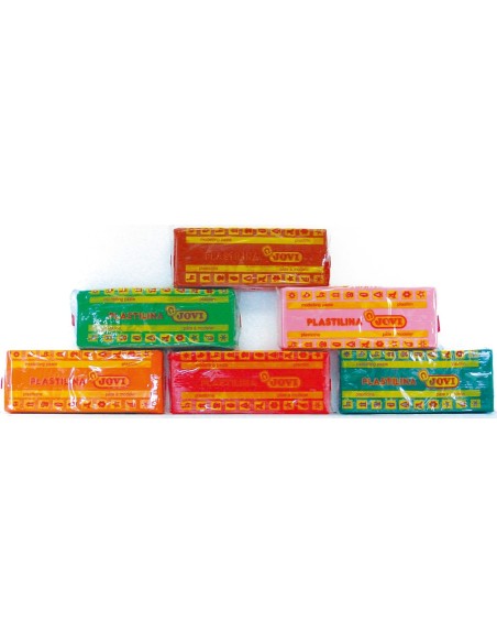 PLASTILINA JOVI 71 SURTIDA TAMAÑO MEDIANO CAJA 15 UDS.