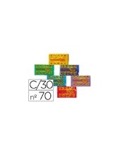 PLASTILINA JOVI 70 SURTIDA TAMAÑO PEQUEÑO CAJA 30 UDS. 2