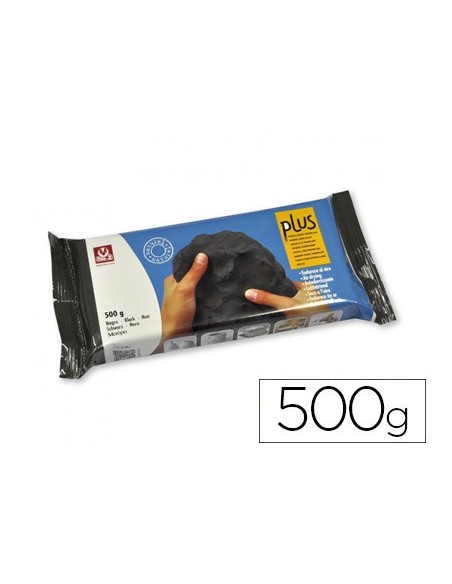 ARCILLA SIO-2 PLUS QUE ENDURECE AL AIRE NEGRO 500 GR