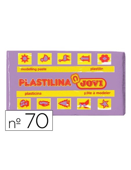 PLASTILINA JOVI 70 LILA UD. TAMAÑO PEQUEÑO