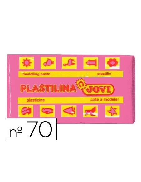 PLASTILINA JOVI 70 ROSA UD. TAMAÑO PEQUEÑO