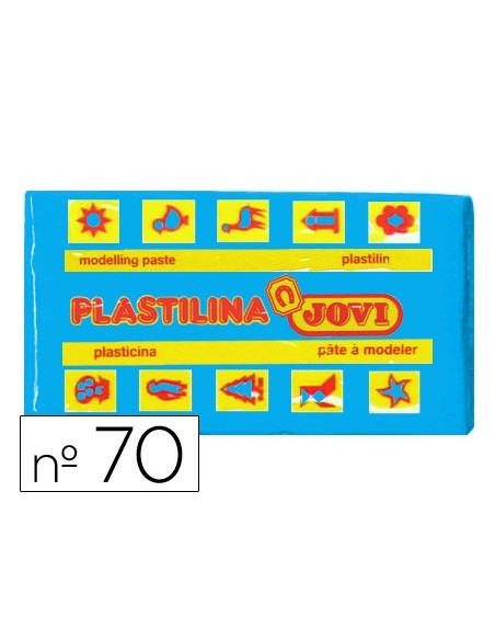 PLASTILINA JOVI 70 AZUL CLARO UD. TAMAÑO PEQUEÑO