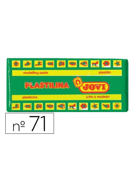 PLASTILINA JOVI 71 VER CLARO UD. TAMAÑO MEDIANO