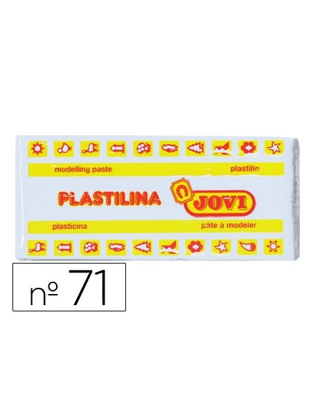 PLASTILINA JOVI 71 BLANCO UD. TAMAÑO MEDIANO