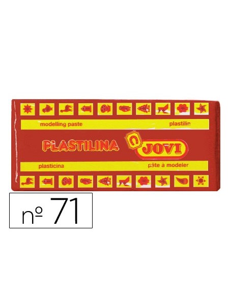 PLASTILINA JOVI 71 MARRON UD. TAMAÑO MEDIANO