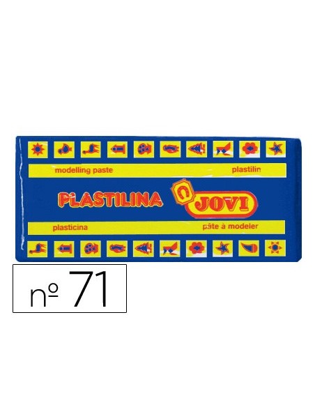 PLASTILINA JOVI 71 AZUL OSCURO UD. TAMAÑO MEDIANO