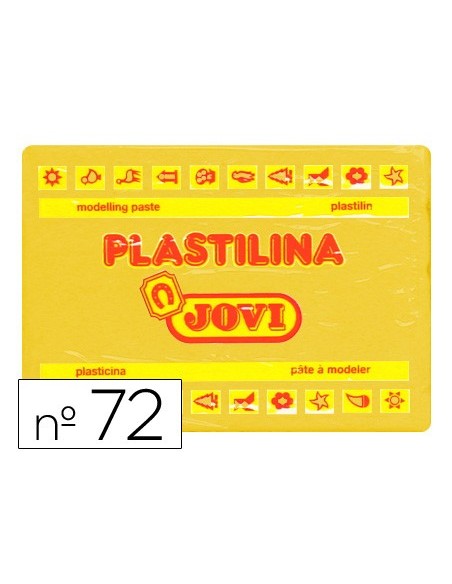 PLASTILINA JOVI 72 AMARILLO OSCURO UD. TAMAÑO GRANDE