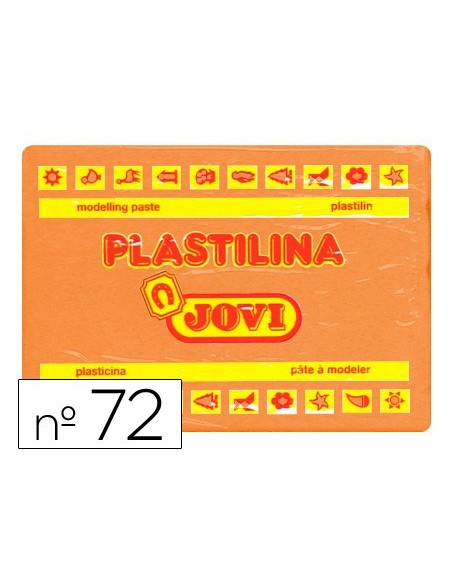 PLASTILINA JOVI 72 NARANJA UD. TAMAÑO GRANDE