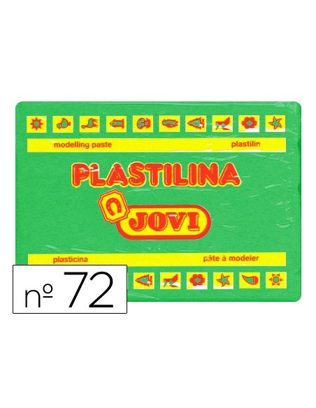 PLASTILINA JOVI 72 VER CLARO UD. TAMAÑO GRANDE