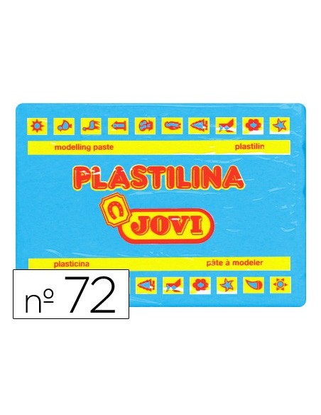 PLASTILINA JOVI 72 AZUL CLARO UD. TAMAÑO GRANDE