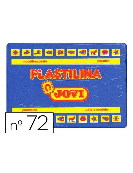PLASTILINA JOVI 72 AZUL OSCURO UD. TAMAÑO GRANDE