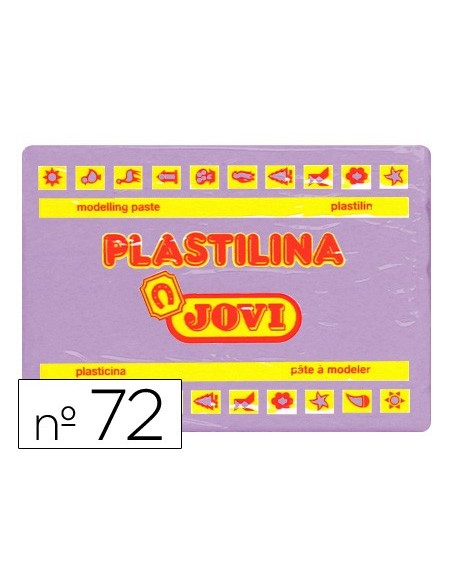 PLASTILINA JOVI 72 LILA UD. TAMAÑO GRANDE
