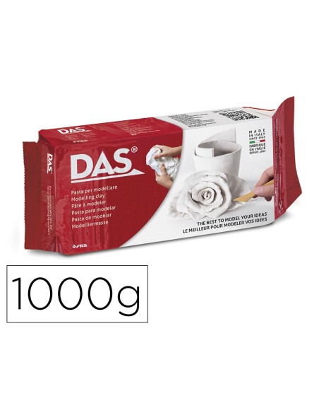 PASTA DAS BLANCA MODELAR SECA SIN COCCION 1000 GR