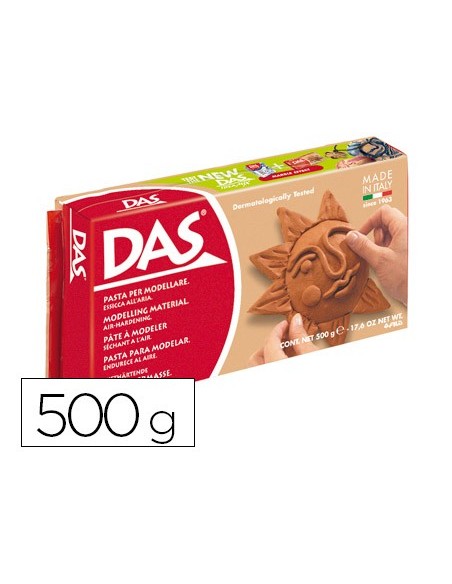 PASTA DAS TERRACOTA MODELAR SECA SIN COCCION 500 GR