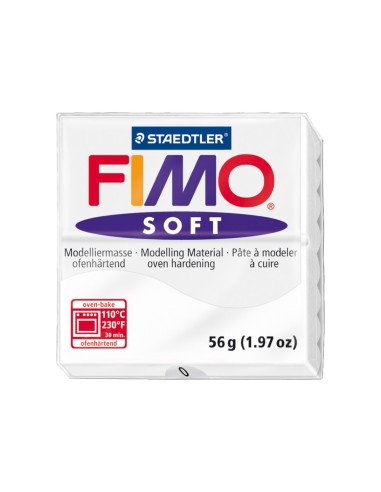 PASTA STAEDTLER FIMO SOFT 56 GR COLOR BLANCO