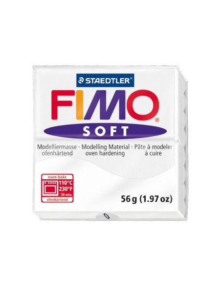 PASTA STAEDTLER FIMO SOFT 56 GR COLOR BLANCO