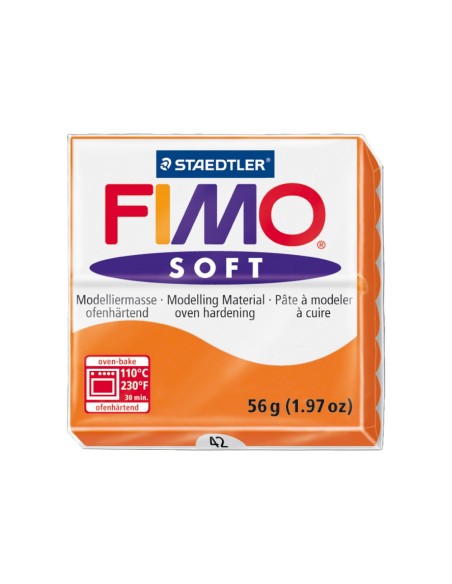 PASTA STAEDTLER FIMO SOFT 56 GR COLOR NARANJA