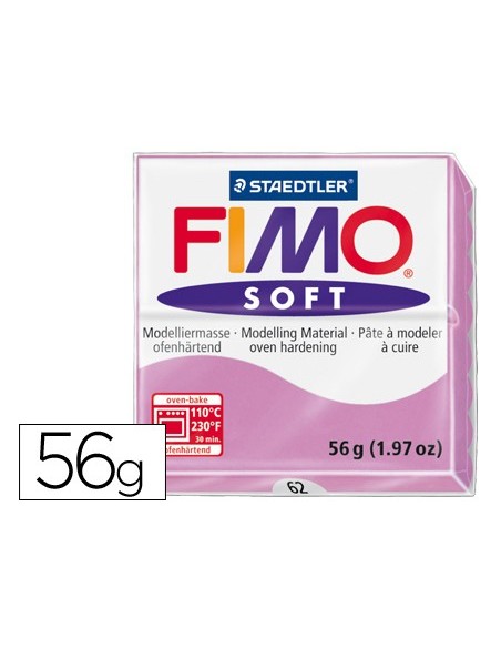 PASTA STAEDTLER FIMO SOFT 56 GR COLOR VIOLETA CLARO