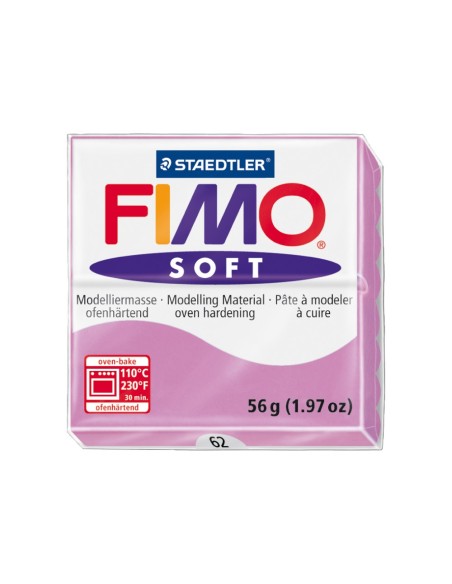 PASTA STAEDTLER FIMO SOFT 56 GR COLOR VIOLETA CLARO