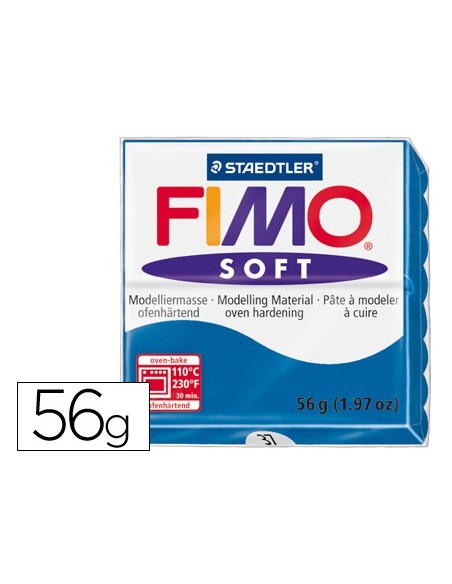 PASTA STAEDTLER FIMO SOFT 56 GR COLOR AZUL