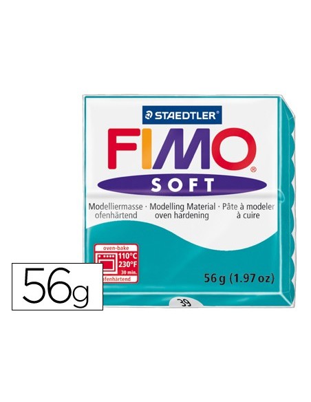 PASTA STAEDTLER FIMO SOFT 56 GR COLOR VER MENTA