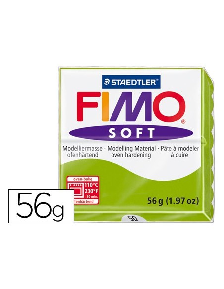 PASTA STAEDTLER FIMO SOFT 56 GR COLOR VER MANZANA