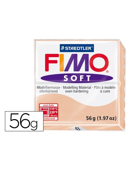 PASTA STAEDTLER FIMO SOFT 56 GR COLOR CARNE
