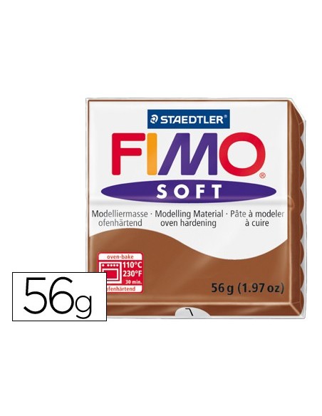 PASTA STAEDTLER FIMO SOFT 56 GR COLOR CARAMELO