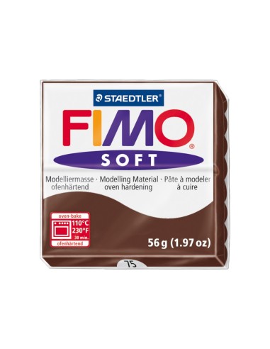 PASTA STAEDTLER FIMO SOFT 56 GR COLOR CHOCOLATE