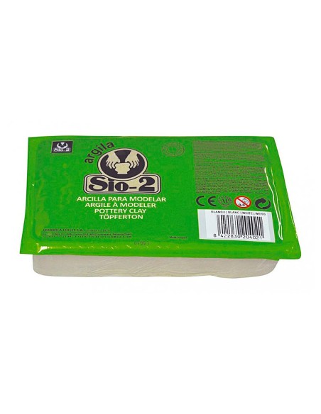ARCILLA SIO-2 BLANCA PAQUETE DE 1.5 KG