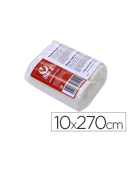 VENDAS YESO SIO-2 10X270 CM PAQ.2 ROLLOS