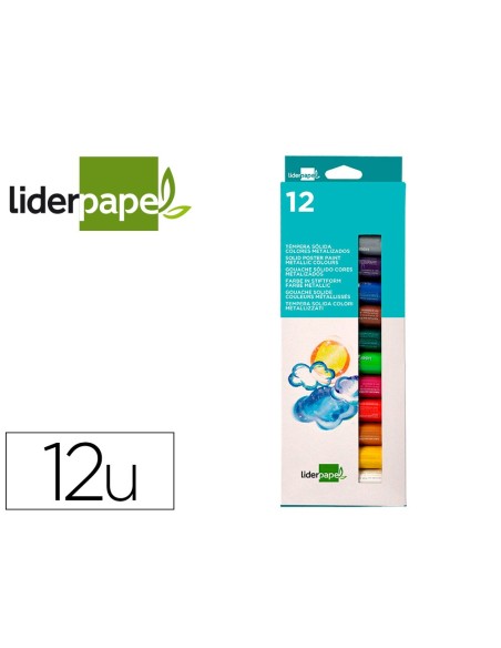 TEMPERA SOLIDA BARRAESCOLAR 10GR.CAJA 12 SURT.
