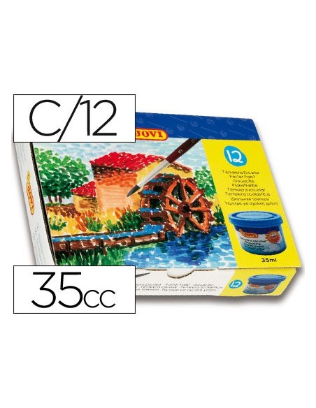 TEMPERA JOVI 35 CC 12 COL.SURT.
