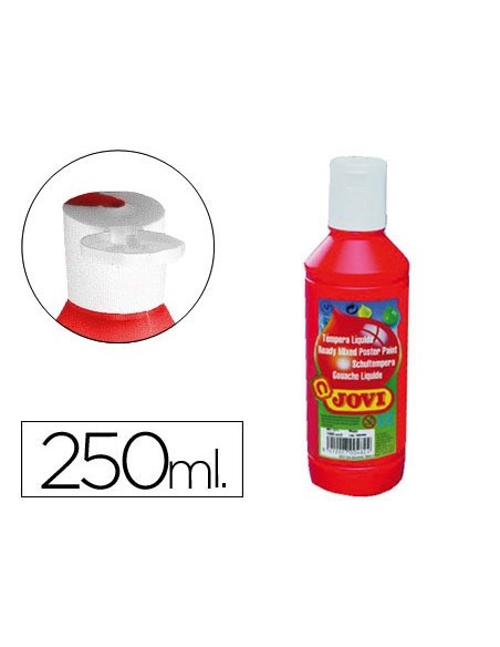 TEMPERA LIQUIDA JOVI 250 ML BERMELLON